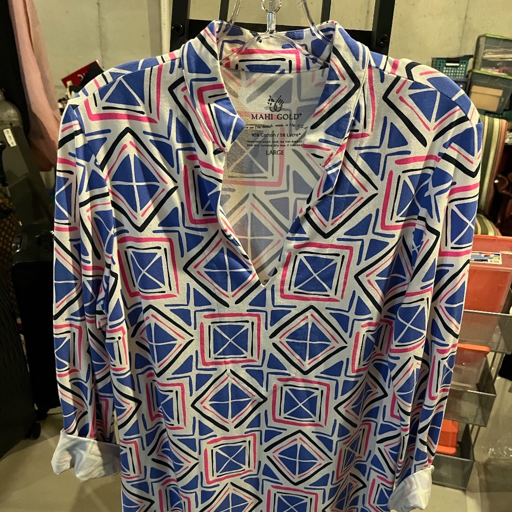 Cotton dress 3/4 sleeve